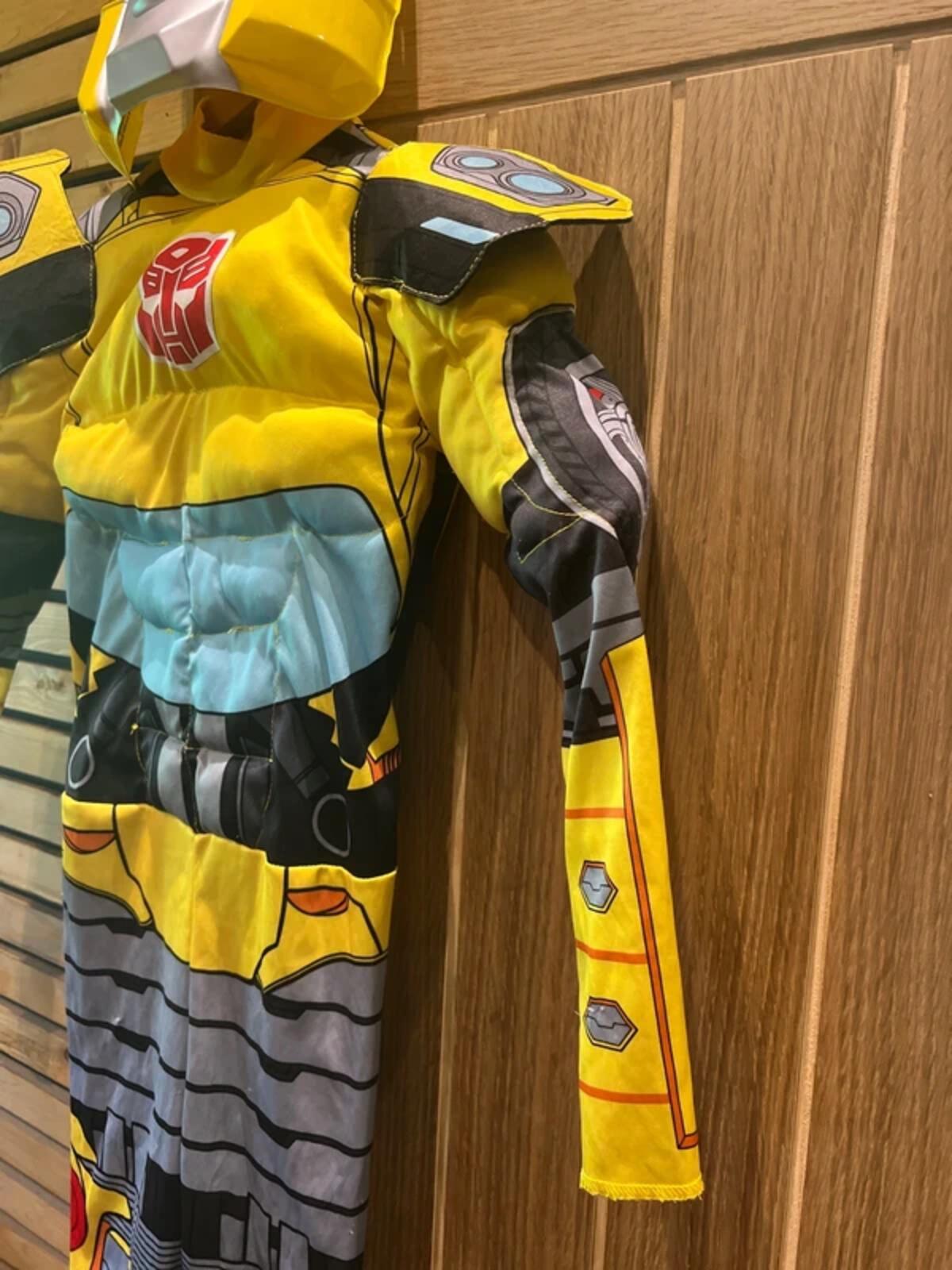 Transformers Hasbro Bumblebee Fancy Dress Costume & Mask 7-8Y