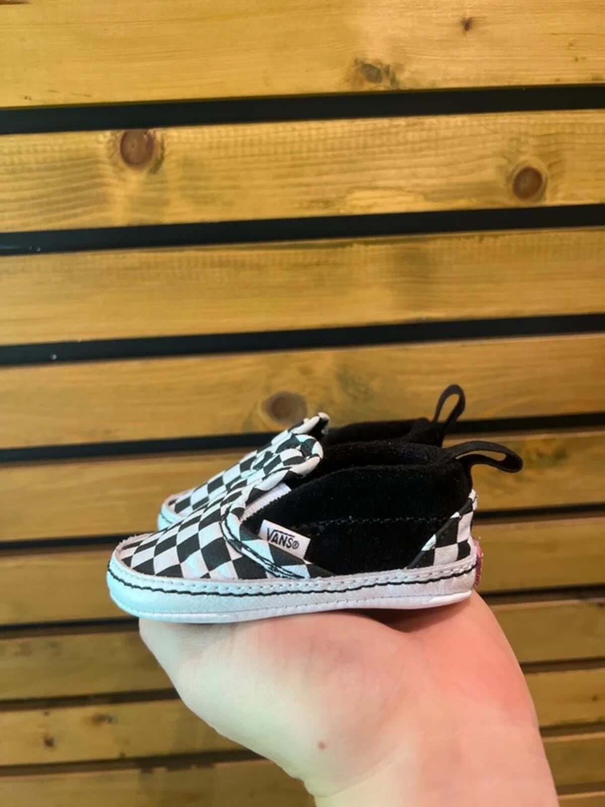Vans Baby Checkerboard Crib Shoes UK1.5